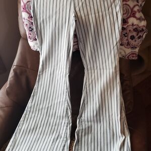 Judy Blue Navy and White Striped Pants